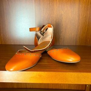 Wonderly Women's Eloise Studded Ankle Strap Flats